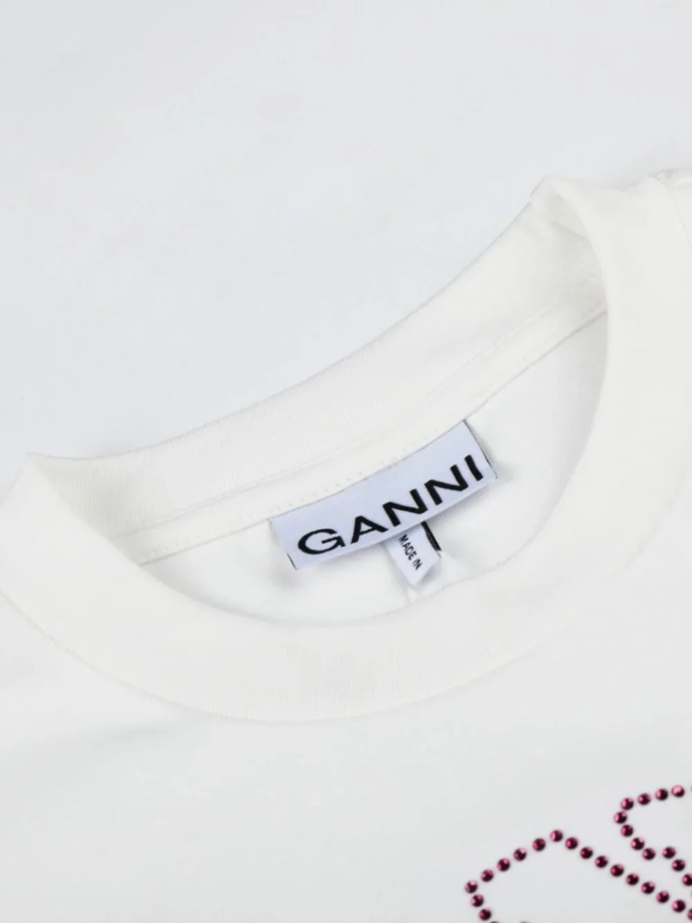 GANNI Printed Graffiti Short-Sleeve Top - Picture 6 of 9